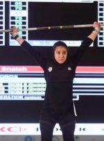 مدال برنز تاریخی برای دختر وزنه‌بردار ایران