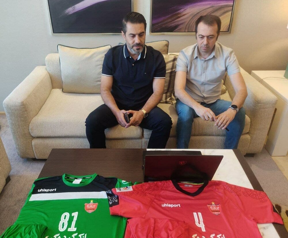 پیراهن پرسپولیس برای دیدار با الهلال/عکس