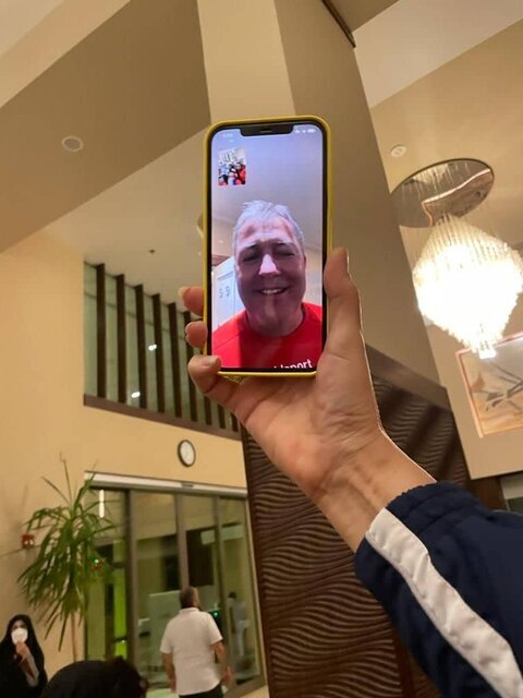 اسکوچیچ مجازی به اردوی دختران فوتبالیست رفت/عکس