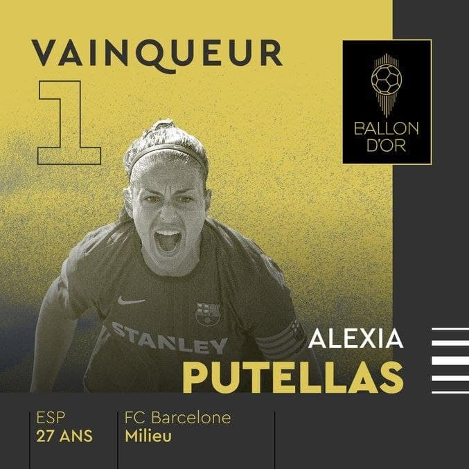 توپ طلای بانوان به ستاره بارسا رسید/عکس