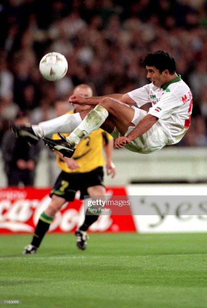 حرکت جالب پاشازاده در بازی ایران و استرالیا/عکس