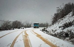 هشدار کولاک برف و بارش شدید باران در ۱۳ استان