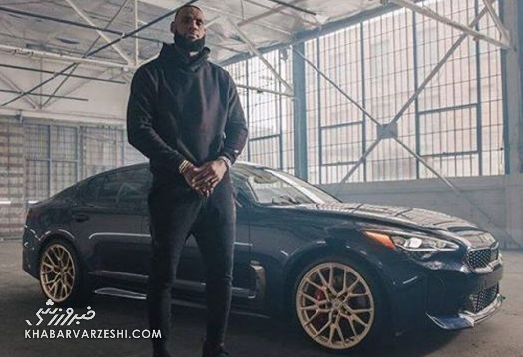 ماشین ارزان فوتبالیست‌ها - لبرون جیمز