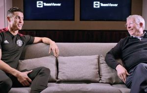 وقتی رونالدو، فرگوسن را سردرگم کرد!/عکس