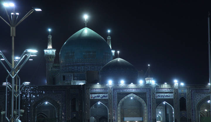 شبگردی در مشهد در مسجد گوهرشاد