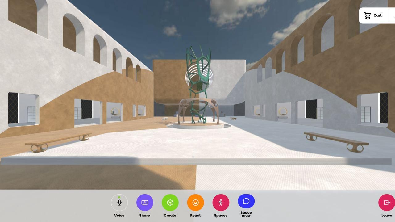 رابط SPACE چگونه به نظر می رسد.  (SPACE Metaverse)