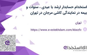 استخدام حسابدار ارشد با عیدی، سنوات و بیمه در نمایندگی کاشی مرجان در تهران