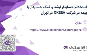 استخدام حسابدار ارشد و کمک حسابدار با بیمه در شرکت OKEEA در تهران