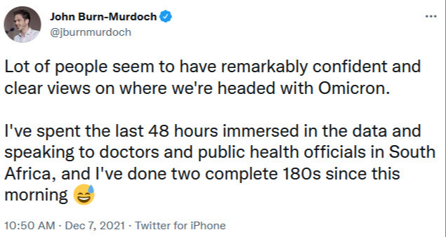 توییت در omicron