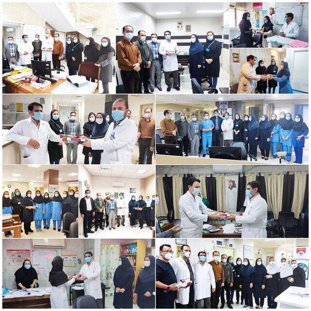 تعظیم شرق تا غرب گلستان در برابر سپیدپوشان فداکار