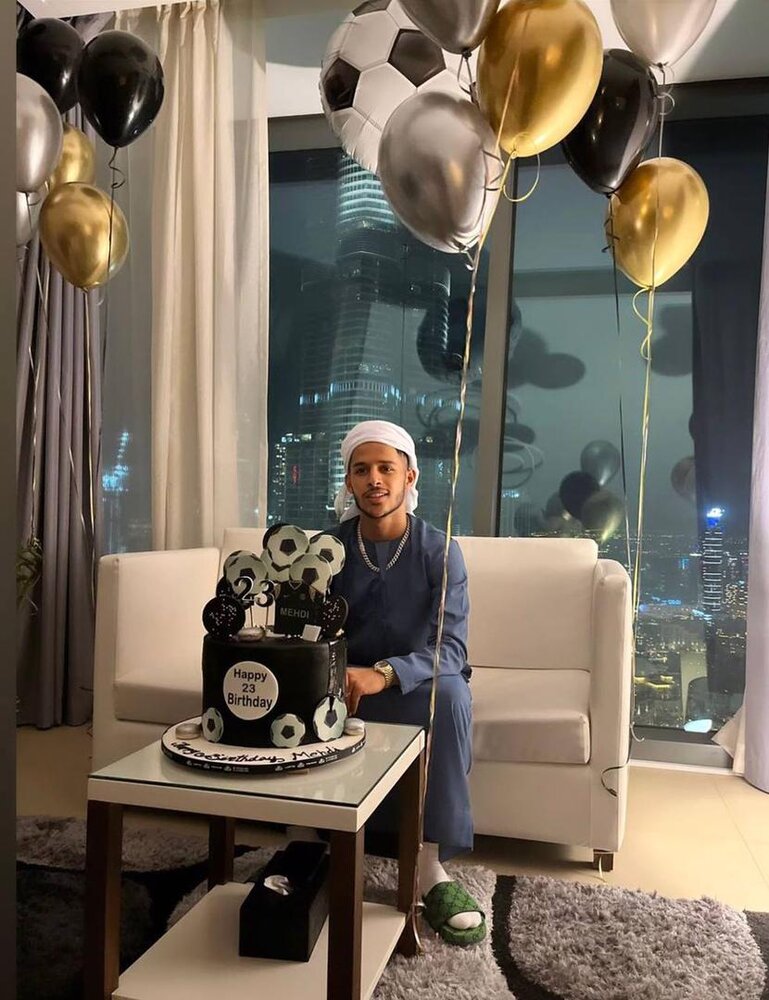 تولد مهدی قایدی با لباس عربی/عکس