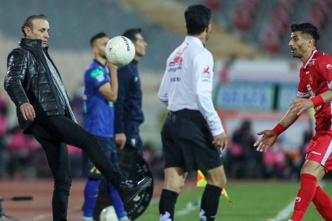 روپایی زدن و خونسردی یحیی در دربی/عکس