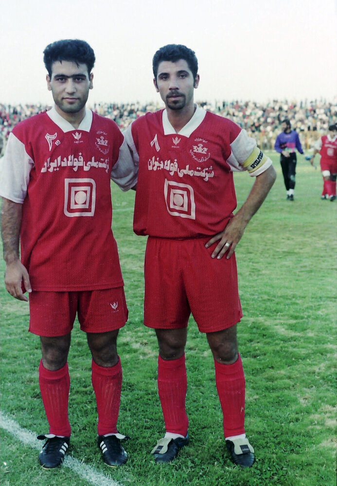 قاب مشترک مدافعان اسطوره‌ای پرسپولیس/عکس