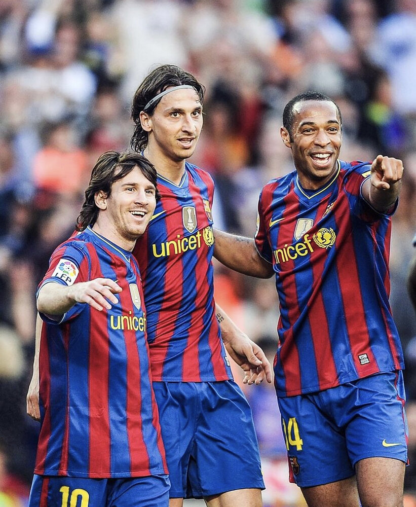 مثلث جذاب ولی ناموفق در بارسلونا/عکس