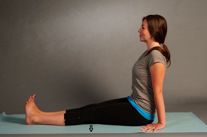 ورزش برای پارگی مینیسک زانو - انقباض عضله چهار سر ران