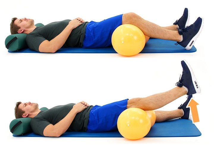 ورزش برای پارگی مینیسک زانو - حرکت چهار قوس کوتاه