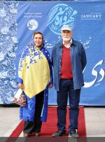 محمود پاک‌نیت و همسرش در یک جشن/ عکس