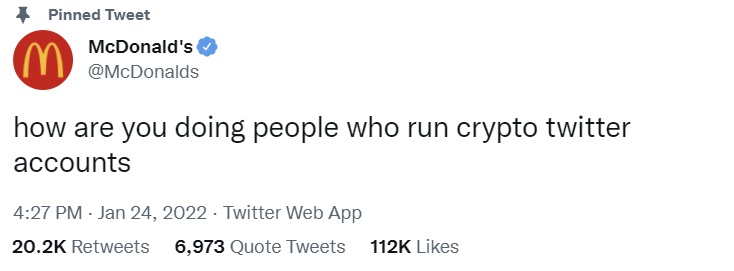 ایلان ماسک مک‌دونالدز را وسوسه می‌کند تا دوج کوین را بپذیرد - مک‌دونالدز پاسخ می‌دهد «فقط در صورتی که تسلا گریماس کوین را بپذیرد»