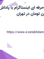 استخدام ادمین حرفه ای اینستاگرام با پاداش، حقوق تا 8 میلیون تومان در تهران