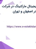 استخدام مدیر دیجیتال مارکتینگ در مجموعه کفش کوچکیان در اصفهان و تهران