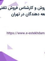 استخدام مدیر فروش و کارشناس فروش تلفنی در انتشارات توسعه دهندگان در تهران