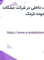 استخدام مدیریت داخلی در شرکت مشکات نگار تبلیغ در محدوده نارمک