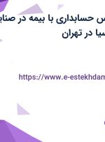 استخدام کارشناس حسابداری با بیمه در صنایع فولاد توان آور آسیا در تهران