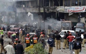انفجار خونین در لاهور با ده‌ها کشته و زخمی