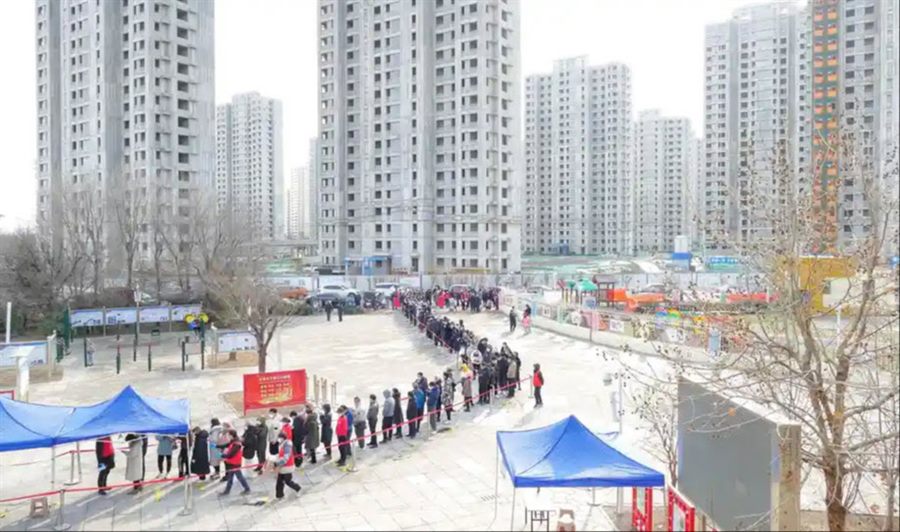 تست کووید چین