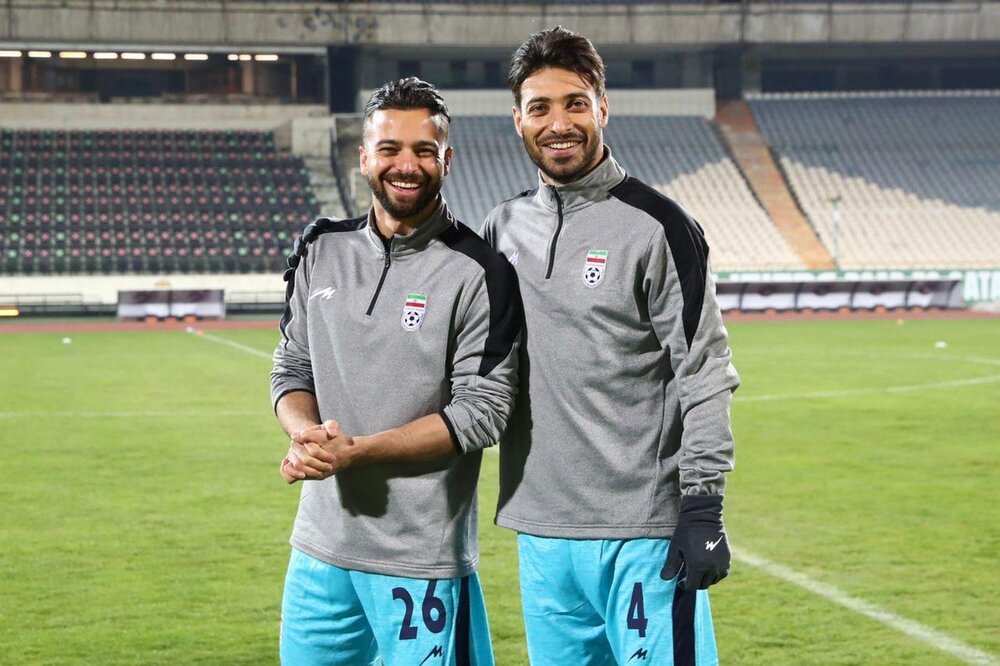 دو قلوهای فوتبال ایران در تیم ملی بهم رسیدند/عکس