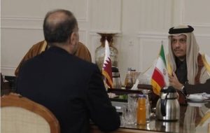 دیدار وزیران خارجه ایران و قطر در تهران