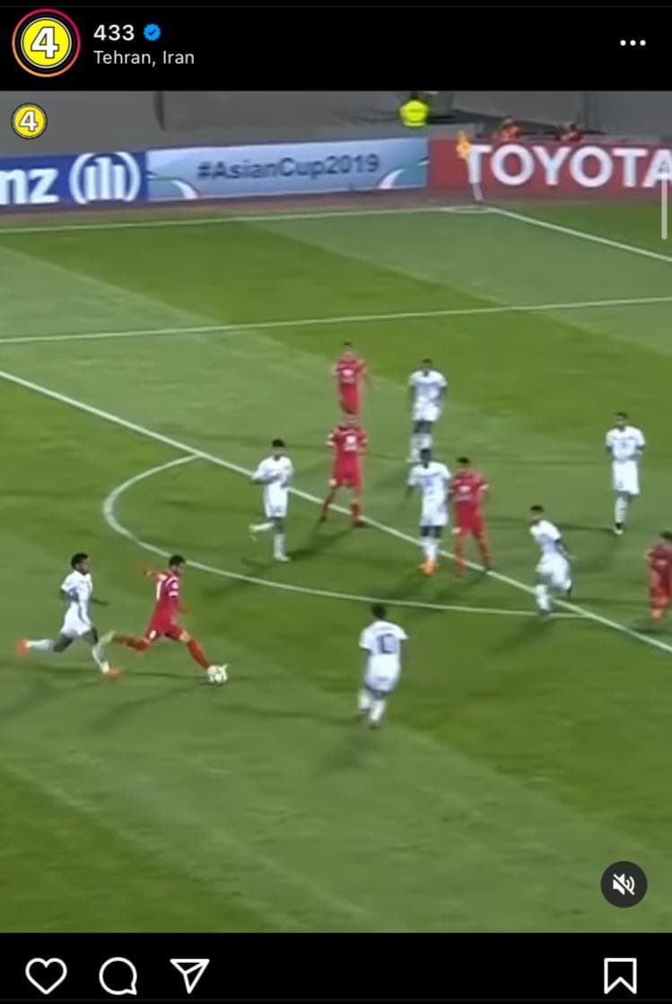 راکت یک پرسپولیسی در صفحه مشهور اینستاگرامی/عکس