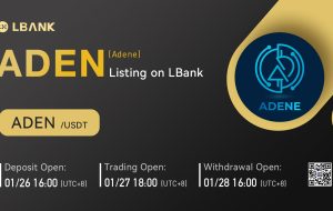 صرافی LBank در 27 ژانویه 2022 ADENE (ADEN) را فهرست می کند – انتشار مطبوعاتی Bitcoin News