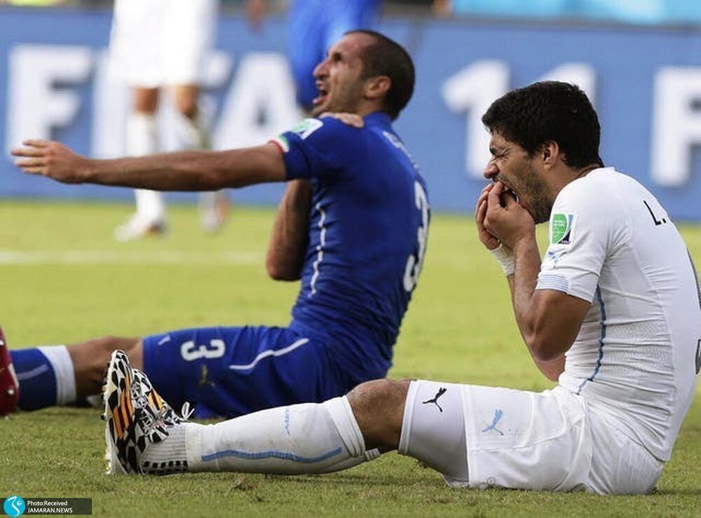 فوتبالیست‌هایی که گاز می‌گیرند!+عکس