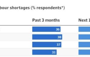 نظرسنجی بانک ملی استرالیا کمبود نیروی کار قابل توجهی را نشان می دهد