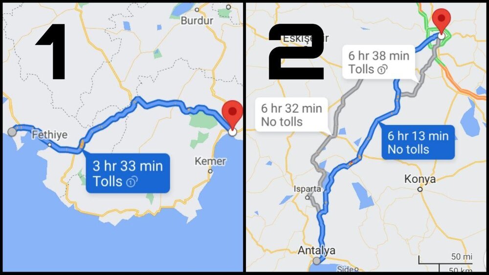 گیر کردن طارمی در جاده‌های برفی آنتالیا و آنکارا!/عکس