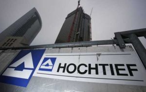 Hochtief آلمان برای باقی مانده سهام گروه Cimic استرالیا پیشنهاد داد