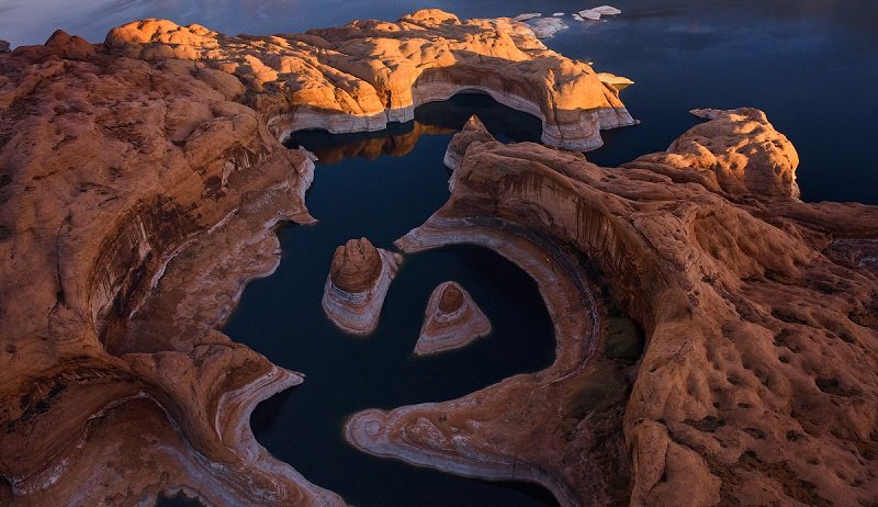 تصویری از رودخانه پاول از بالا