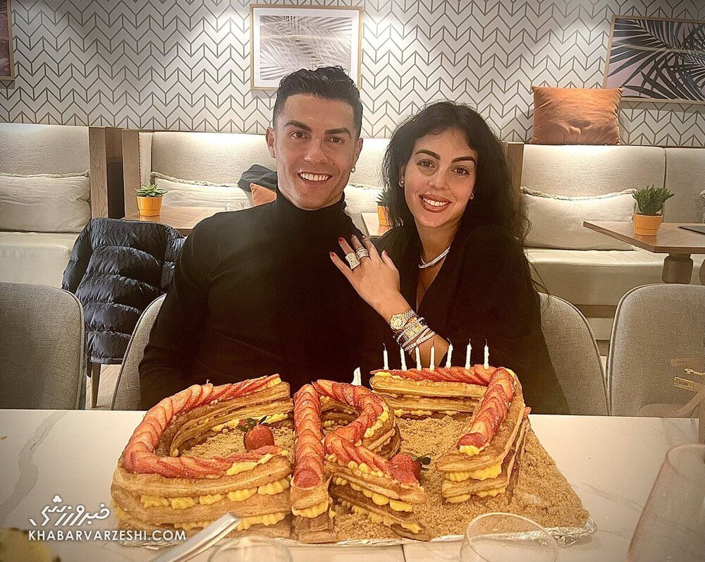 داستان کیک تولد جالب کریستیانو رونالدو/ جورجینا این کیک را درست کرد؟