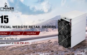 فروش محصولات جدید ANTMINER Z15 از 14 تا 17 فوریه به طور رسمی آغاز می شود.