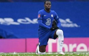 گربه‌ای که دست بردار آقای فوتبالیست نیست!/عکس