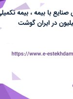 استخدام مهندس صنایع با بیمه، بیمه تکمیلی و حقوق تا 10 میلیون در ایران گوشت
