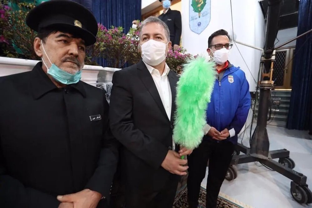 اسکوچیچ خادم امام رضا شد/عکس