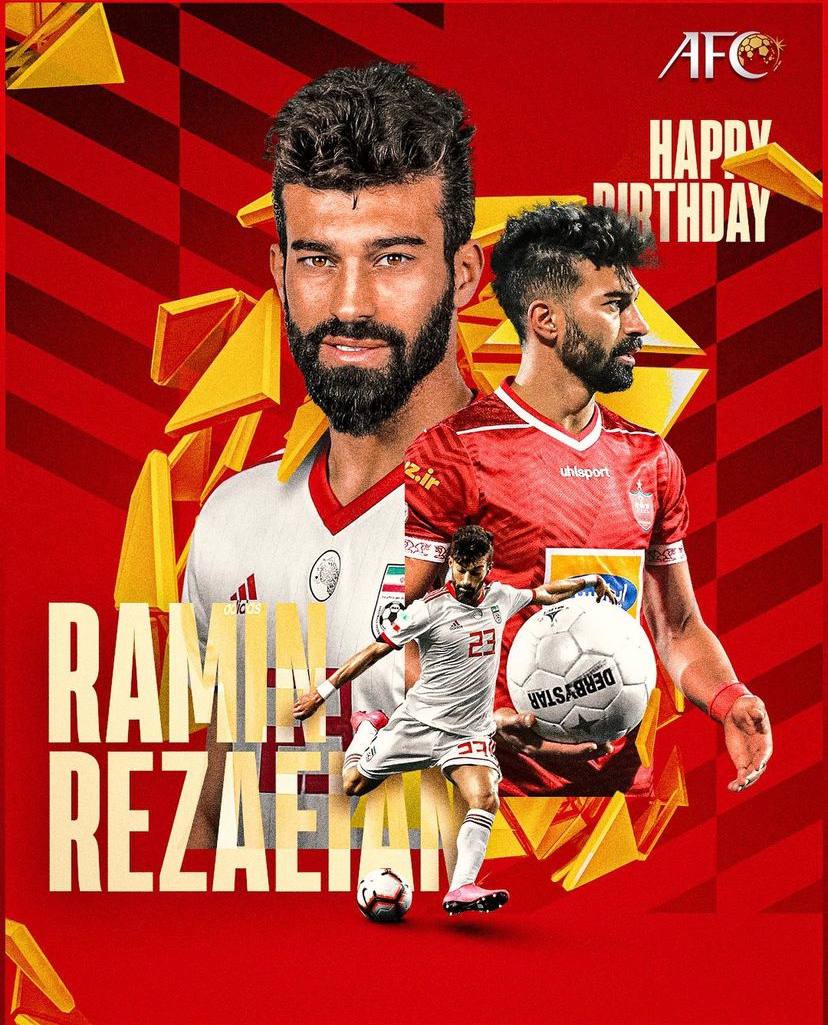 تبریک تولد AFC به مدافع پرسپولیس/عکس