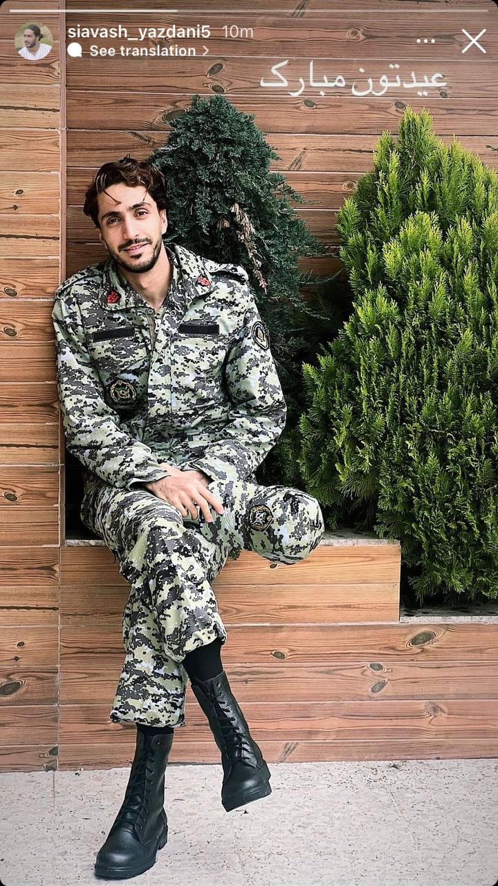 تبریک عید دکتر استقلال از پادگان به جای سئول/عکس