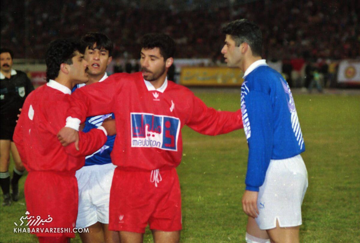 تصویری باورنکردنی و جذاب از آرامش مرد جنجالی دربی تهران/عکس