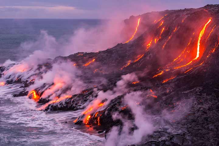 پارک آتشفشانها