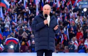 جزئیاتی از جشن سالگرد الحاق کریمه با سخنرانی پوتین