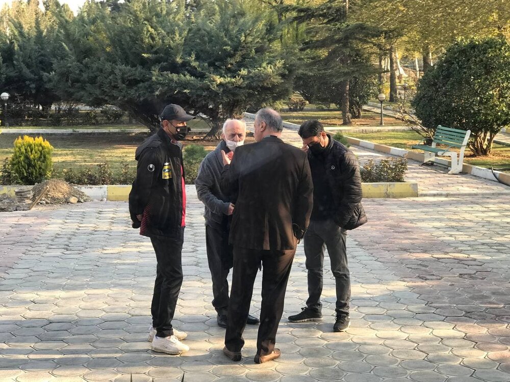 جلسه یحیی و درویش بعد از باخت سه گله/عکس 