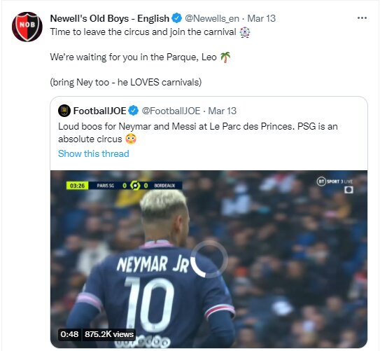 لیونل مسی؛ با نیمار آن سیرک را ترک کن! /عکس